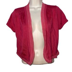 Short sleeve cardigan